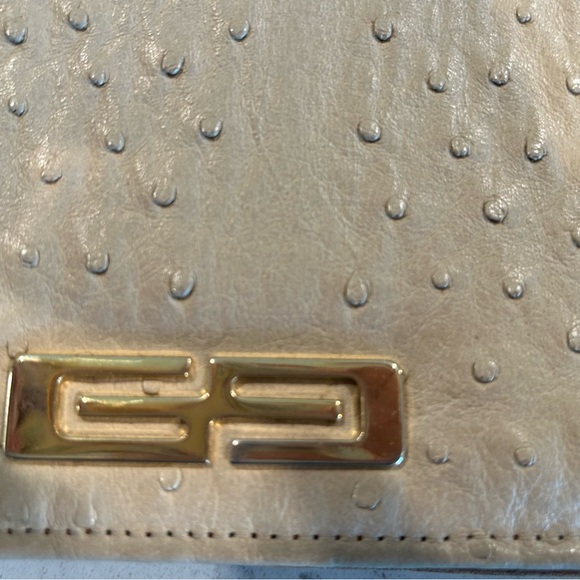 Vintage Corbeau Curio Genuine Ostrich Skin Clutch/Chain Purse. Great Condition - Picture 16 of 16